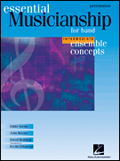Essential Musicianship for Band Percussion band method book cover